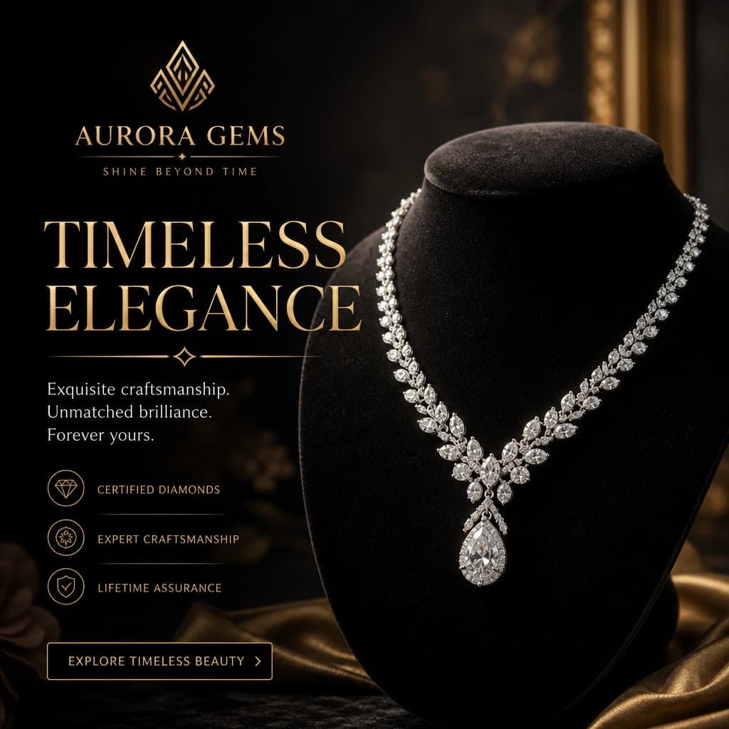 Jewelry promotional ad